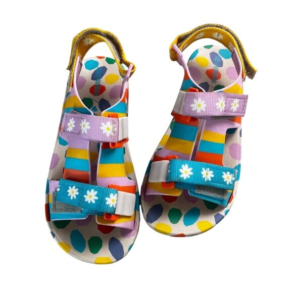 Mini Melissa Fabula Girls Ping Pong Sandals Size 4 - Picture 5 of 5